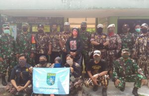 Bentuk Ketaatan Kebijakan Pemda Koramil dan GM FKPPI Adakan Baksos