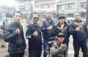 Gabungan LSM Baksos Penyemprotan Disinfektan Cegah Penyebaran Virus Corona