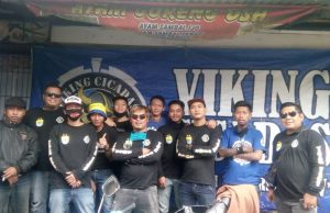 Viking Cicadas Peduli Wabah Corona, Bagikan Masker dan Penyemprotan Desinfektan