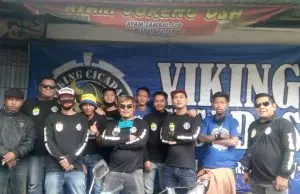 Viking Cicadas Peduli Wabah Corona, Bagikan Masker dan Penyemprotan Desinfektan