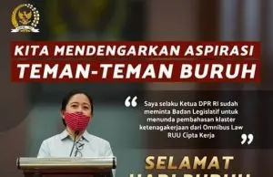 Selamat Hari Buruh 1 Mei 2020