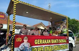 Peringati HUT Bhayangkara, Polres Jepara Giat Gerakan Baksos Serentak