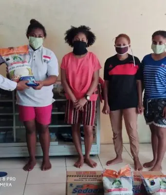 Kepedulian Polda Jateng kepada Warga Papua di Jawa Tengah Terdampak Covid-19