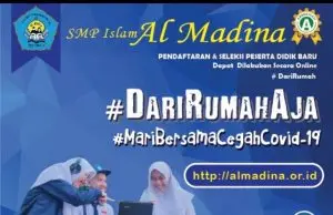 SMP Islam Al- Madinah, Sekolah Berprestasi Tetap Belajar dengan Protokol Kesehatan