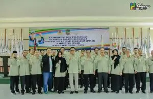 Lantik Pengurus PESTI Ciamis, Bupati Herdiat Sampaikan Target 10 Besar di Porda Jabar