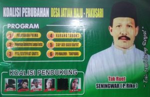 Seningwar (Pa Rico) Calon Kepala Desa Jatian Kecamatan Pakusari Kabupaten Jember