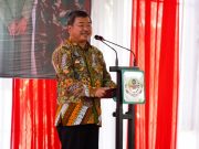 Bupati Garut Gerikan Sambutan Pada Acara Pisah Sambut Komandan Korem 062/Tarumanagara