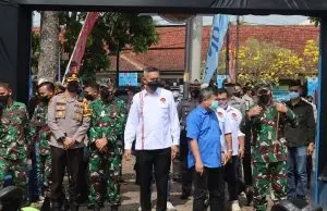 Kapolres Garut Hadiri Pembukaan Kejuaraan Balap Sepeda ICF National Championship 2021