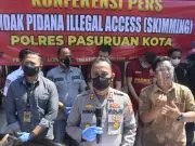 Tersangka Kasus Skimiming, Dua Warga Asing Berhasil Di tangkap Polres Pasuruan