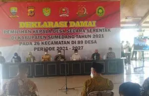 Bupati Sumedang Dony Ahmad Munir,Pilkades Jangan Dinodai Tetap Aman Dan Damai.