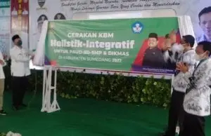 Dinas Pendidikan, Louncingkan Gerakan KBM Holistik Intergratif tahun 2022
