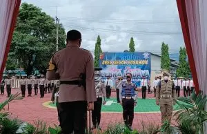 Kapolres Sumedang AKBP,Eko Prasetyo Robbyanto, Pimpin Apel Gelar Pasukan Operasi Zebra Lodaya 2021