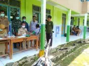 Tingkatkan Capaian Vaksinasi Pemdes Singajaya Gelar Vaksinasi di kp. Ganeas