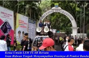 Laskar Satria Sunda Bersatu Kembali Aksi Unras, Tuntut Ekspedisi Si Cepat IMB Peruntukkan