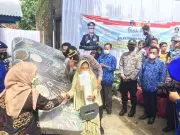 POLAIRUD Kabupaten Garut Mengadakan Acara Bedah Rumah Di Desa Pamalayan kecamatan cikelet Kabupaten garut