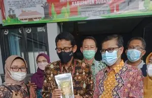 Sandiaga Uno Dorong Perkembangan UMKM Kabupaten Subang.
