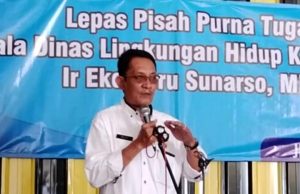 Lepas Pisah Purna Tugas Kepala Dinas Lingkungan Hidup Ir.H.Eko Heru Sunarso,MSi
