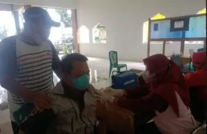 Kepala Desa Wanasari, Giat Adakan Vaksinasi Dosis Tiga Booster