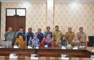 Wabup Erwan Setiawan, Renovasi kantor BPSK,akan dikaji terlebih dahulu.