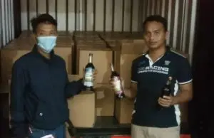 Polres Sumedang Amankan Seribu Botol Miras di Jatinangor