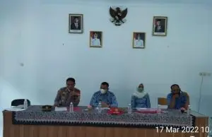 Camat Bangodua Lakukan Evaluasi Kinerja Pemdes