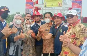 Woww, Jembatan Gantung Desa Sukawera Akhirnya Diresmikan Bupati Nina Agustina