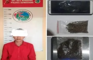 Polres Sumedang Amankan Ganja Seberat 6,8 Gram *