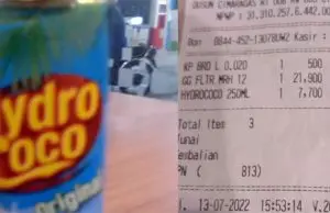 Minuman Kemasan Basi Ditemukan di Alfamart Cimaragas Ciamis