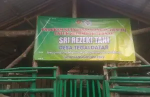 Pemdes Tegaldatar Realisasikan Ketahanan Pangan Hewani dan Nabati Tahun 2022