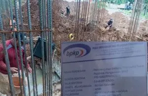 Diduga Proyek Pembangunan Gedung Tata Usaha Tower Pusdiklat Pengawasan BPKP, Berjalan Tanpa Izin