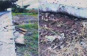 Pekerjaan Baru Selesai Itungan Hari, Sudah Mengalami Kerusakan Yang Sangat Parah