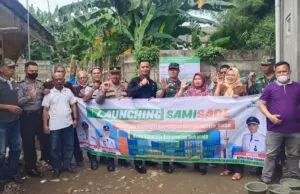 Pemdes Sukaraja Melakukan Loncing (Samisade) Betonisasi Dan TPT Di Hari Jum’at Berkah