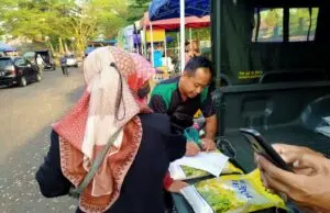 Dukung Pemkab Ciamis Tekan Angka Inflasi, Kodim 0613/Ciamis Gelar Operasi Pasar