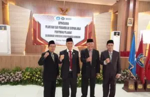 Rektor Unsika Prof. Dr. Ade Maman Suherman Resmi Lantik, Dr. Mayasari. S.S.M. Hum Dekan Fisip Unsika Periode 2023-2027