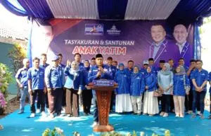 DPC Partai Demokrat Karawang Rayakan HUT Ke – 22 Dengan Tasyakuran Dan Santunan Anak Yatim