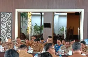 Rapat Dinas bulanan UPTD Pertanian Karawang Di Hotel Akhsiya