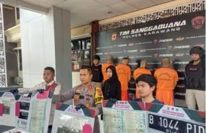 Satreskrim Polres Karawang Berhasil Tangkap 4 Pemalsuan Dokumen Kendaraan