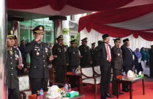 Kapolres Karawang Ikuti Upacara Peringatan Hari Pahlawan ke-78