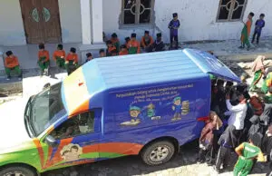 MI Sirojut Tholibin Hadirkan Perpustakaan Keliling Perpusda Brebes