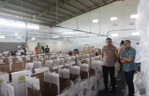 Sambangi Gudang Logistik KPU, Kapolres Tasikmalaya Kota Pastikan Penyimpanan Aman dan Distribusi Lancar