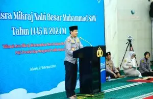 Gelar Isra Mikraj, Personel Bhayangkara Diingatkan Pentingnya Ketakwaan Dalam Bertugas