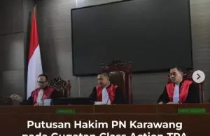 Putusan Hakim PN Karawang pada Gugatan Class Action TPA Jalupang