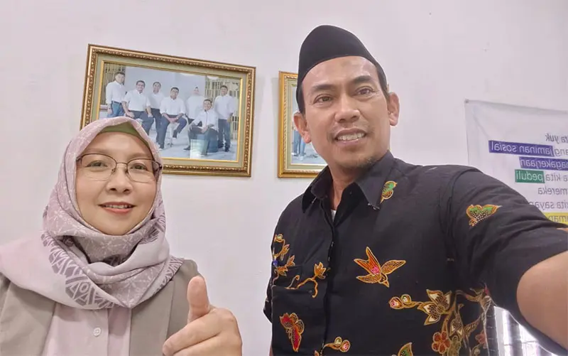 Rencanakan Sosialisasi, Ketua FKDT Kordinasi dengan BPJS Ketenagakerjaan Brebes