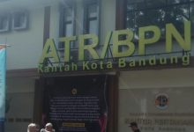 Kantor badan pertananhan ATR/BPN Kota Bandung