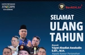 Kantor Badan Pertanahan Kota Bandung, Rayakan Hari Ulang Tahun
