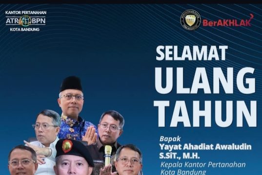 Kantor Badan Pertanahan Kota Bandung, Rayakan Hari Ulang Tahun