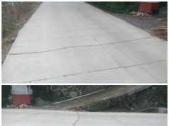 Belum Seumur Jagung, Proyek Jalan di Mekarmanik Sudah Alami Retak Parah