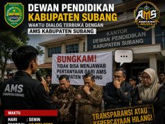 Angkatan Muda Subang Soroti Sikap Ketua Dewan Pendidikan Kabupaten Subang yang Bungkam Soal Anggaran Rp780 Juta