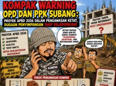 KOMPAK Warning OPD dan PPK Subang: Proyek APBD 2026 Dalam Pengawasan Ketat, Dugaan Penyimpangan Siap Dilaporkan