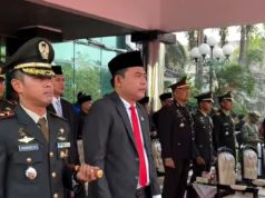 Pemerintah Kabupaten Karawang melaksanakan Upacara Peringatan Hari Lahir Pancasila Tahun 2026 di Plaza Pemda